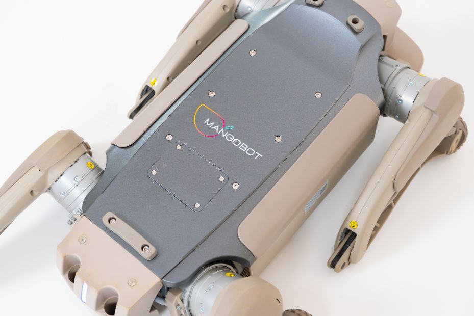 Mangobot D1 Ultra quadruped robot body seen from above